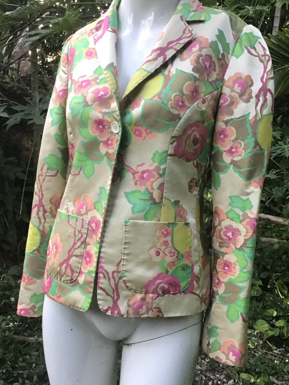Vintage Etro summer pants suit
